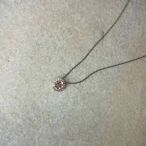 Pink/ Clear Crystal Swarovski Angelic Pendant